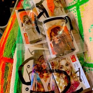 NWT Stevie Nicks Dolly Parton Janis Joplin Masks
